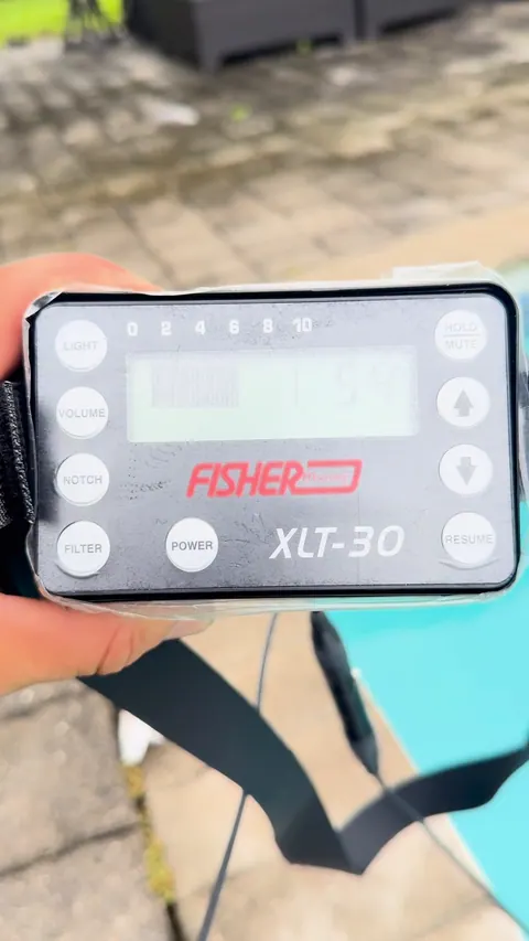Fisher XLT-30 listening device on the deck.